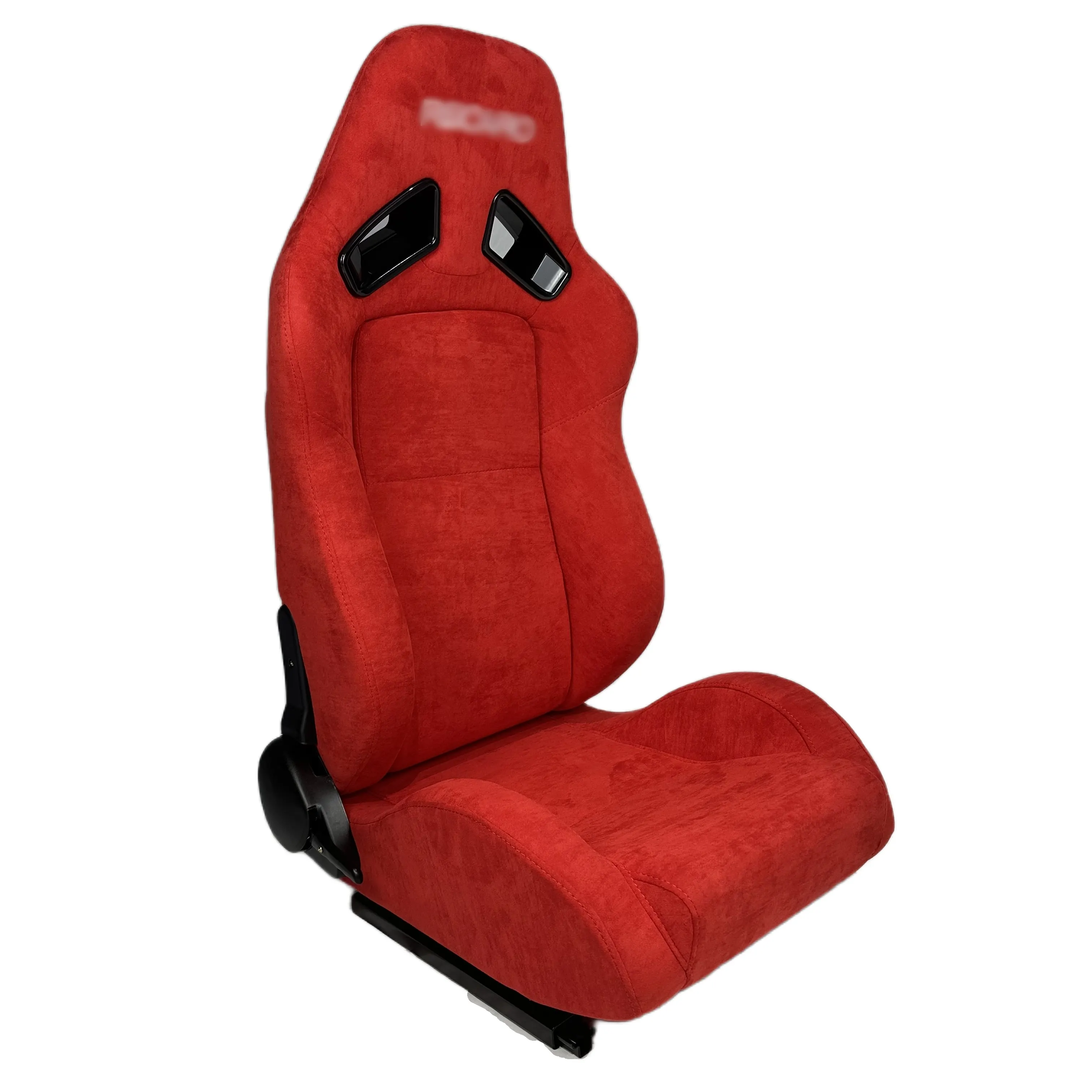 Universele Rode Suède Verstelbare Dual Sliders Racing Simulator Seat Racestoelen