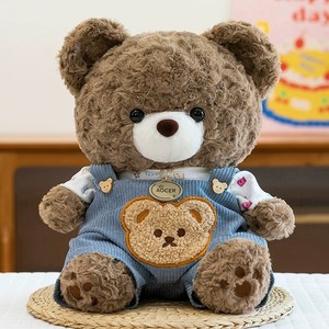 New Design Kawaii <strong>Teddy</strong> <strong>Bear</strong> with Cute Dress Brown <strong>White</strong> <strong>Bear</strong> High Quality Joint Removable <strong>Bear</strong> Plush Toy for Christmas Gifts - Product Image 2
