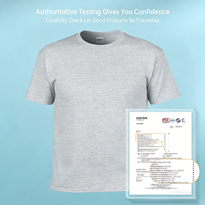 T-shirt personnalisé imprimé 100% coton/polyester |   T-shirt respirant à manches courtes coupe classique |   Confortable - Product Image 3