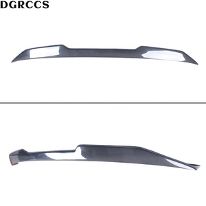 DGRCCS for A6 C7 Sedan PSM Style Carbon Fiber Rear Spoiler Trunk Wing 2012-2015 Polished Tape Installation - Product Image 5