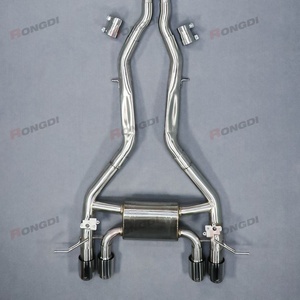 ท่อไอเสียกลาง 76-89 มม. G80 M3 พร้อมวาล์ว สำหรับ BMW M4 M3 G80 G82 S58B30A 3.0T ปี 2021-2024 ปลายท่อไอเสียหลัง - Product Image 3