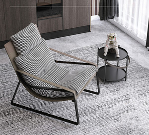 <span class=keywords><strong>Divano</strong></span> Minimalista Eco-Friendly con Struttura in Metallo, Durevole per Soggiorno e Hotel, Stile Danese Dominante - Product Image 3