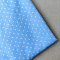 Pur coton tissu vague eau Jade point sergé imprimé tissu literie vêtements en gros coton tissu