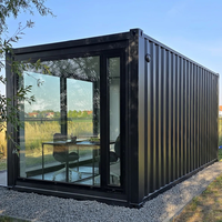 Maison préfabriquée de luxe de 20 pieds, maison conteneur extensible, cabane portable, maisons modulaires, maison conteneur pliable