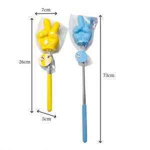 Custom logo Creative Gesture Stretchable PU <b>Sponge</b> Pinch Finger Shaped and Freely Stretchable Children Toy Finger Reading Stick - Product Image 2
