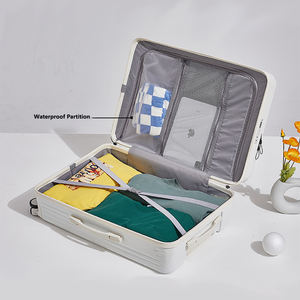 Maleta de embarque para estudiantes jóvenes al por mayor con bolsillo frontal, funda de Puerto USB, equipaje universal ligero - Product Image 4