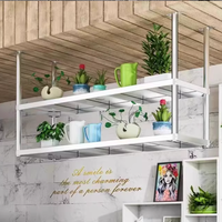 Support de rangement de cuisine commerciale cintre de plafond en acier inoxydable Offres Spéciales pour restaurants hôtels ou maisons
