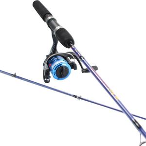 1,2 m 1,5 m barato invierno sólido vidrio cañas <span class=keywords><strong>de</strong></span> pescar carrete giratorio Combo set para la venta - Product Image 2