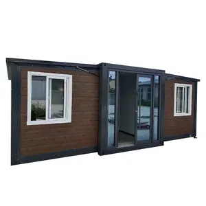 Fabriek Op Maat Container Huizen 40 Ft Uitbreidbare Huizen Opvouwbare Container Prefab Huis Met Meubels