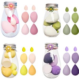 Ensemble <span class=keywords><strong>de</strong></span> 6 <span class=keywords><strong>éponge</strong></span>s <span class=keywords><strong>de</strong></span> maquillage miniatures en forme <span class=keywords><strong>de</strong></span> larme, haute résilience, pour le mélange <span class=keywords><strong>de</strong></span> <span class=keywords><strong>fond</strong></span> <span class=keywords><strong>de</strong></span> <span class=keywords><strong>teint</strong></span>, avec boîte et flacon - Product Image 5