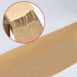 Tùy Chỉnh Nâu Nước Ướt Kích Hoạt Gum Kraft Giấy Băng Nhiệm Vụ Nặng Nề Một Mặt Dính 100M Chiều Dài Gia Cố Đóng Gói Băng - Product Image 5