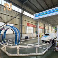 Kereta Rel Cepat Komersial Nova Rides, Kereta Api Mini Roller Coaster untuk Karnaval, Wahana Bermain Anak Luar Ruangan & Dalam Ruangan