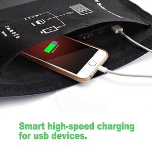 Panneaux solaires flexibles 21 W avec 3 ports USB, chargeur solaire pliable pour téléphone, manette, batterie externe solaire - Product Image 2