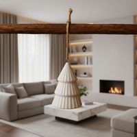 Vente en gros d'ornements de Noël suspendus en céramique de haute qualité, souvenirs, design moderne UV, faible MOQ, décorations de Noël pour la maison