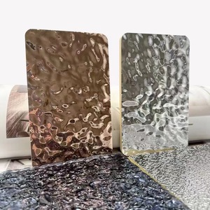 Panel de Pared de Bambú Laminado con Textura de Ondas Grandes Plateadas, Coextruido con Carbón Vegetal, 8 mm de Grosor, para Paredes y Techos de Recepción - Product Image 6