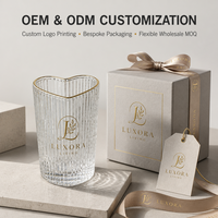Offre Spéciale – Tasse en Verre Épais Isolée, Créative en Forme de Cœur, pour Couple, Usage Domestique, Petit-Déjeuner, Café, Lait, Thé – 301-400ml