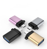 Adaptador de sincronización de datos rápida, Micro USB macho A USB hembra OTG USB 3,0
