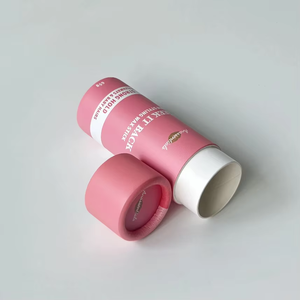 Tùy chỉnh có thể tái chế giấy kraft Ống thực phẩm cấp mỹ phẩm biến mất đẩy Lotion Balm <span class=keywords><strong>container</strong></span> khử mùi bao bì các tông - Product Image 5