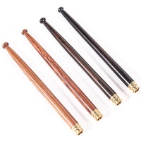 Porte-fumée en bois massif Extra Long, Double fonction, filtre à fumée en métal pour Cigarette mince normale