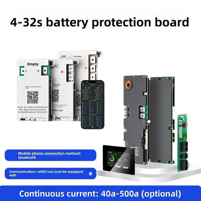 JK Ultra-Light Battery Protection Board 432 Series Cells Active Balancing 40A500A Lithium Iron Phosphate/Ternary Lithium