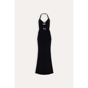 Robe de mariée noire avec détails transparents - Product Image 2