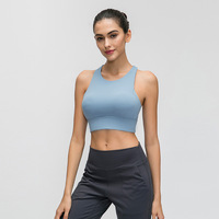 Soutien-gorge de sport respirant sans bretelles pour femmes, grande taille, extensible dans quatre directions, maintien élevé, pour yoga et fitness JYD19109