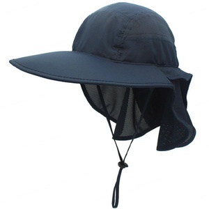 Sombrero de malla de protección UV para hombre al aire libre, sombrero de pesca de ala ancha con solapa para el cuello - Product Image 4