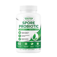 Capsules de Probiotiques OEM/ODM à base de Spores, 6 Milliards d'UFC, Soutien Immunitaire Intestinal et Santé Digestive pour Adultes, Certifiées GMP HACCP ISO