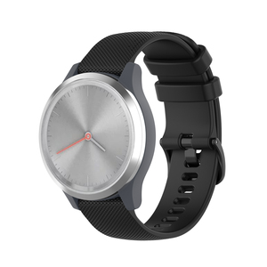 Correa de reloj deportivo de silicona de 18mm para <span class=keywords><strong>Garmin</strong></span> <span class=keywords><strong>Vivoactive</strong></span> <span class=keywords><strong>3S</strong></span>, correa de pulsera ajustable de fácil ajuste - Product Image 4