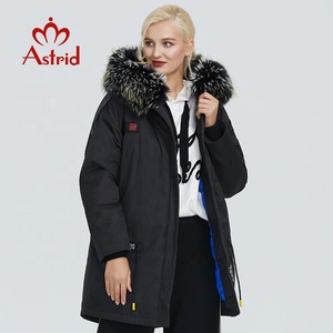 <span class=keywords><strong>Cappotto</strong></span> lungo giacca invernale da donna abbigliamento in cotone spesso per il tempo libero caldo <span class=keywords><strong>nero</strong></span> Parka da donna <span class=keywords><strong>con</strong></span> grande <span class=keywords><strong>collo</strong></span> <span class=keywords><strong>di</strong></span> <span class=keywords><strong>pelliccia</strong></span> ZR-3030 - Product Image 4