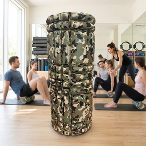 Rouleau de massage en mousse EVA haute densité - Masseur manuel durable et écologique pour yoga et Pilates avec surface lisse - Product Image 1