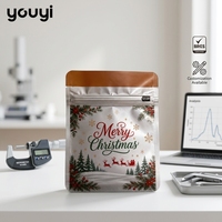 Sachet Doypack Qualité Alimentaire en PET/PE, Scellable à Chaud, Refermable avec Fermeture Éclair, Personnalisé pour Café, Snacks, Noix, Aliments Secs
