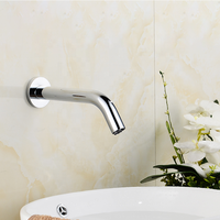 Robinet d'eau froide unique pour salle de bain, montage mural, infrarouge, sans contact, intelligent, automatique, à capteur