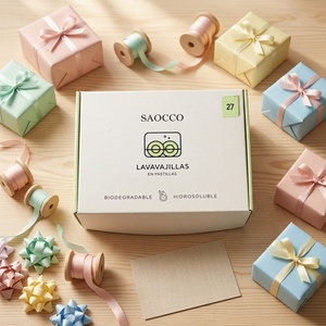 Venta Directa de Fábrica, Cartón de Regalo Pequeño de Color Claro, Hecho de Materiales Biodegradables Ecológicos para Empaque de Regalos - Product Image 1