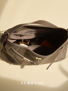 Sac fourre-tout bandoulière en cuir grainé vierge, grande capacité, pour trajets professionnels mains libres, fournisseur OEM Allemagne Pays-Bas - Product Image 6