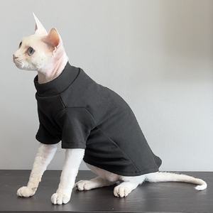 Automne hiver chaud coton <span class=keywords><strong>chat</strong></span> vêtements pour chats sans poils Style classique avec solide allemand Konis bouclé nain inspiré <span class=keywords><strong>Sphinx</strong></span> - Product Image 4