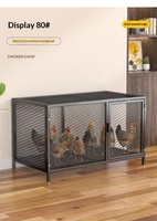 Poulailler de luxe en fer forgé pour l'intérieur, grande capacité, directement de l'usine, pour poulets, pigeons, canards et oies