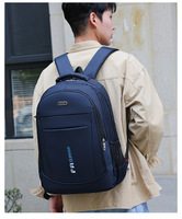 Sac à dos Oxford imperméable en polyester avec fermeture éclair externe, tendance 2026, pas cher, sans marque, achat en gros