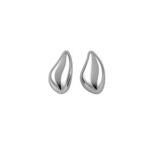 Boucles d'oreilles clous en acier inoxydable 316L plaqué or PVD, durables et résistantes, bijoux de mode - Product Image 1