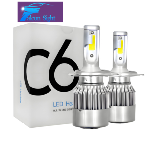 Falconsight C6 <span class=keywords><strong>LED</strong></span> Đèn Pha Xe Hơi 72W 8000LM COB Đèn Pha Tự Động Bóng Đèn H1 H3 H4 H7 H7 <span class=keywords><strong>H11</strong></span> 880 9004 9005 9006 9007 Xe <span class=keywords><strong>LED</strong></span> Đèn Sương Mù - Product Image 1
