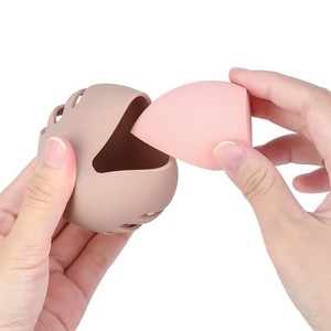 <b>Spot</b> Cross Border Hot-Selling Portable Silicone Storage Bag for Beauty Blenders and Cosmetics for <b>Outdoor</b> Travel - Product Image 5