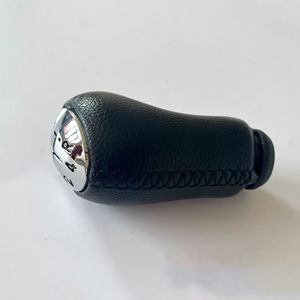 Chen Can Car Gear <b>Knob</b> Black Leather 5-Speed <b>Shift</b> Head For Renault Vehicles - Product Image 2