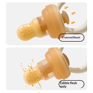 Nuevo Alimentador <span class=keywords><strong>de</strong></span> Frutas <span class=keywords><strong>de</strong></span> Silicona para Bebés 2026, Chupete con Sistema <span class=keywords><strong>de</strong></span> Empuje, Alimentador <span class=keywords><strong>de</strong></span> Alimentos Frescos, Juguete <span class=keywords><strong>de</strong></span> Dentición para Bebés y Niños Pequeños - Product Image 3
