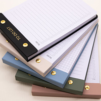 Cahier de notes planificateur en cuir PU avec couverture rigide et logo personnalisé