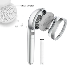 Pomme de douche filtrante haute pression, élimination du <span class=keywords><strong>chlore</strong></span>, économie d'eau, contrôle du débit, purificateur d'eau, pomme de douche - Product Image 2