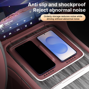 NIO ES8 <b>Car</b> Armrest Console <b>Wireless</b> <b>Charger</b> Silicone Pad Waterproof Anti Slip Same Color As Original <b>Car</b> - Product Image 5
