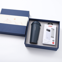 Kit de Regalo Corporativo Personalizado con Logotipo, Cuaderno A5 de Lujo, Taza, Bolígrafo, Set de Regalo Promocional Corporativo
