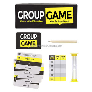 <span class=keywords><strong>Jeu</strong></span> <span class=keywords><strong>de</strong></span> cartes <span class=keywords><strong>de</strong></span> <span class=keywords><strong>jeu</strong></span> <span class=keywords><strong>de</strong></span> groupe <span class=keywords><strong>avec</strong></span> impression personnalisée, ensemble <span class=keywords><strong>de</strong></span> jeux d'<span class=keywords><strong>alcool</strong></span> pour fête et aventure <span class=keywords><strong>avec</strong></span> album <span class=keywords><strong>de</strong></span> notes et minuterie - Product Image 1