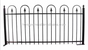 Clôture de sécurité pour terrain de jeu de haute qualité conception <span class=keywords><strong>anti</strong></span>-escalade clôture de panneau métallique supérieur d'arc grilles de clôture en acier - Product Image 5