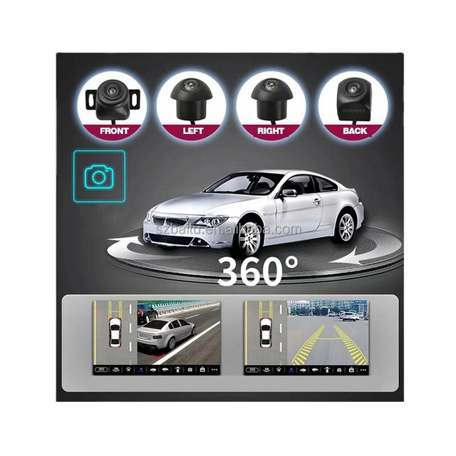 3D 1080P HD 360 Degree Bird View Surround System Panoramic View DVR Camera 24 Hours Parking Surveillance for All Cars